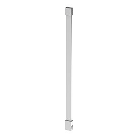 Arezzo 10mm Glass Wet Room Ceiling Support Arm Chrome