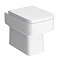 Arezzo 1100 Matt Blue Semi-Recessed Square Combination Vanity Unit (Matt Black Flush & Handles) add
