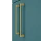 Arezzo 1100 Matt Green Semi-Recessed Round Combination Vanity Unit (Brushed Brass Flush & Handles)