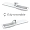 Arezzo 1100 Matt Green Slimline Combination Vanity Unit (Chrome Flush & Handles) In Bathroom Large Image