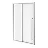 Arezzo 1200 x 1950 Soft Closing Sliding Shower Door - Chrome