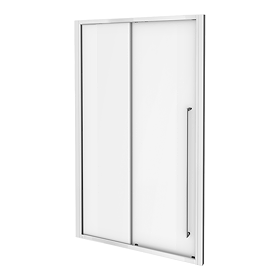 Arezzo 1200 x 1950 Soft Closing Sliding Shower Door - Chrome