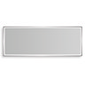 Arezzo 1200 x 450 Brushed Silver LED Universal Mirror with Motion Sensor and Anti-Fog
