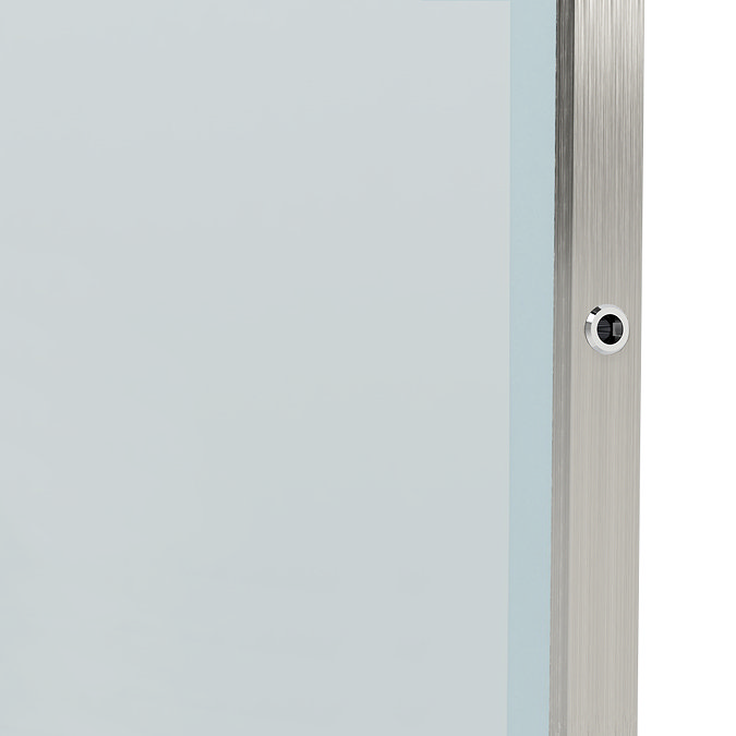 Arezzo 1200 x 450 Brushed Silver LED Universal Mirror with Motion Sensor and Anti-Fog