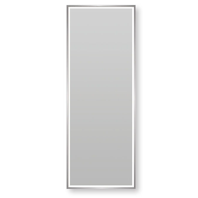 Arezzo 1200 x 450 Brushed Silver LED Universal Mirror with Motion Sensor and Anti-Fog