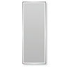 Arezzo 1200 x 450 Brushed Silver LED Universal Mirror with Motion Sensor and Anti-Fog