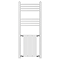 Arezzo 1200 x 485 Framed Modern Column Radiator - Chrome & White