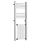 Arezzo 1200 x 485 Framed Modern Panel Radiator - Chrome & White