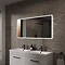 Arezzo 1200 x 600mm LED Illuminated Bathroom Mirror with Shaver Socket & Anti-Fog  Profile Large Ima