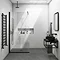 Arezzo 1200mm Wetroom Glass Stabilizing Bar Matt Black