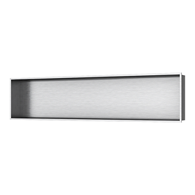 Arezzo 1210 x 280 Shower Niche - Brushed Steel