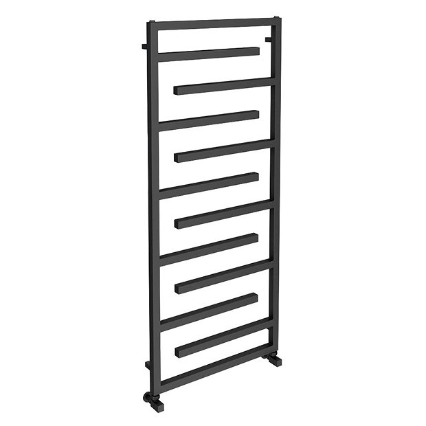Arezzo 1380 x 600mm Anthracite Designer Towel Rail Victorian Plumbing UK
