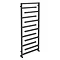 Arezzo Anthracite 1380 x 600mm Designer Towel Rail  Profile Large Image