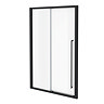 Arezzo 1400 x 1950 Soft Closing Sliding Shower Door - Matt Black
