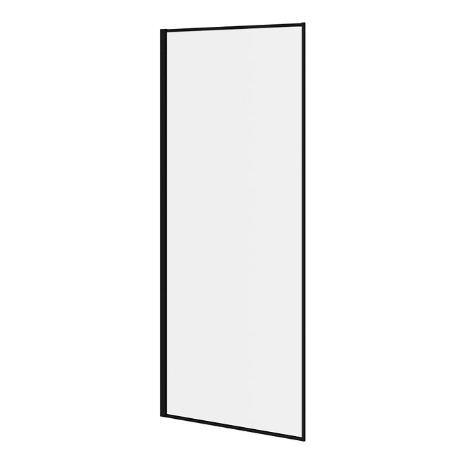 Arezzo 1400 x 900 Wet Room (Incl. 800mm Square Matt Black Framed Screen) Profile Large Image
