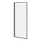 Arezzo 1400 x 900 Wet Room (Incl. 800mm Square Matt Black Framed Screen) Profile Large Image
