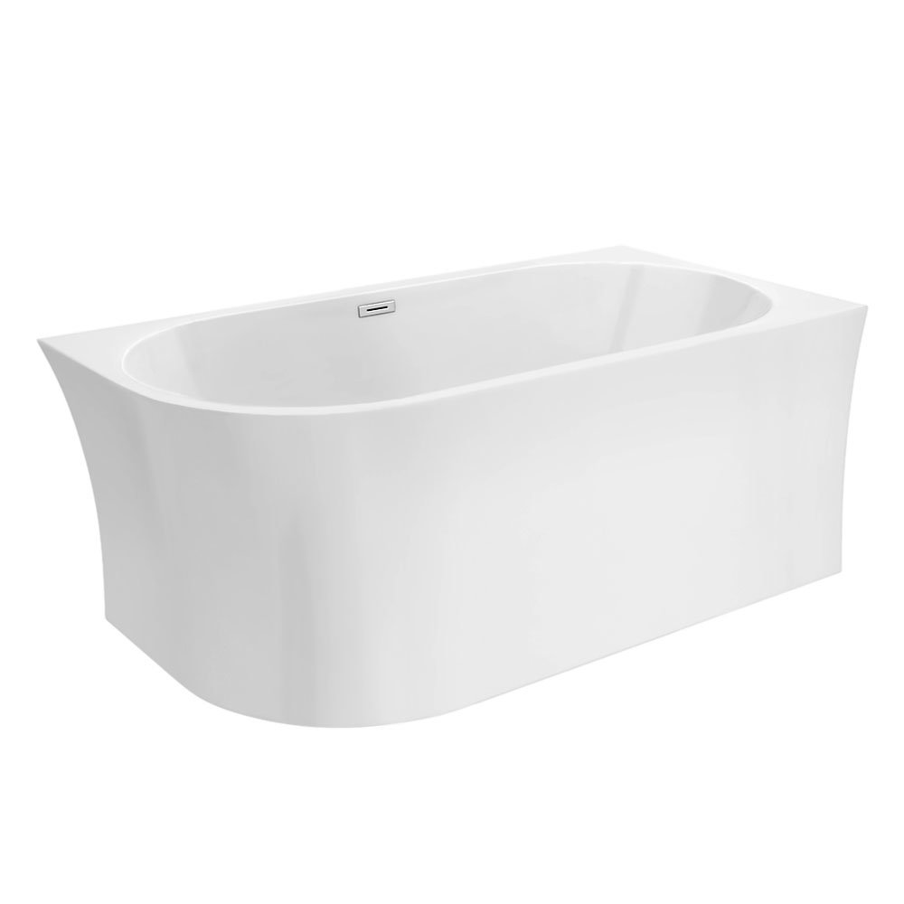 Arezzo 1500 x 750 Modern Curved Corner Bath