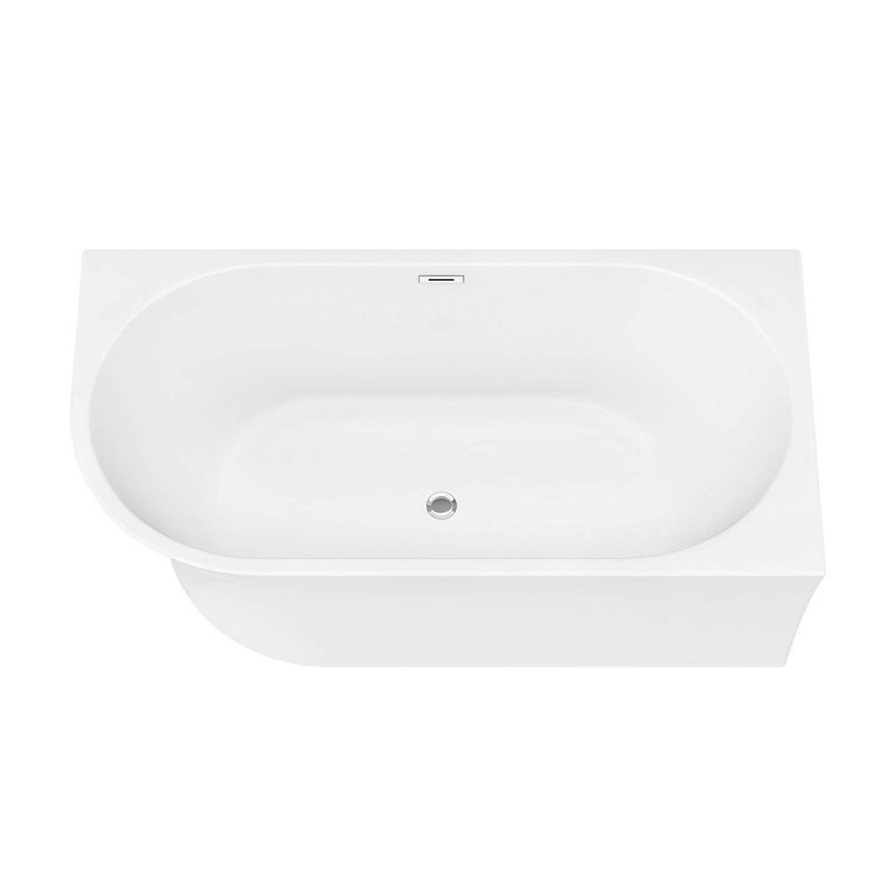 Arezzo 1500 x 750 Modern Curved Corner Bath