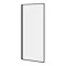 Arezzo 1600 x 900 Wet Room (incl. 900mm Square Matt Black Framed Screen) Profile Large Image