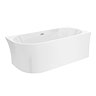 Arezzo 1700 x 750 Modern Corner Bath  Profile Large Image