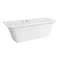 Arezzo 1700 x 750 Modern Square Roll Top Bath  additional Large Image