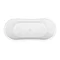 Arezzo 1690 x 750 Matt White Solid Stone Traditional Roll Top Slipper Bath  Standard Large Image