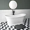 Arezzo 1775 x 750 Matt White Solid Stone Traditional Roll Top Slipper Bath Large Image