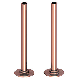 Arezzo 180mm Copper 15mm Pipe Kit for Radiator Valves Large Image