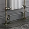 Arezzo 180mm Rustic Brass 15mm Pipe Kit for Radiator Valves  Profile Large Image