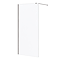 Arezzo 1950mm Gunmetal Grey Profile Wetroom Screen