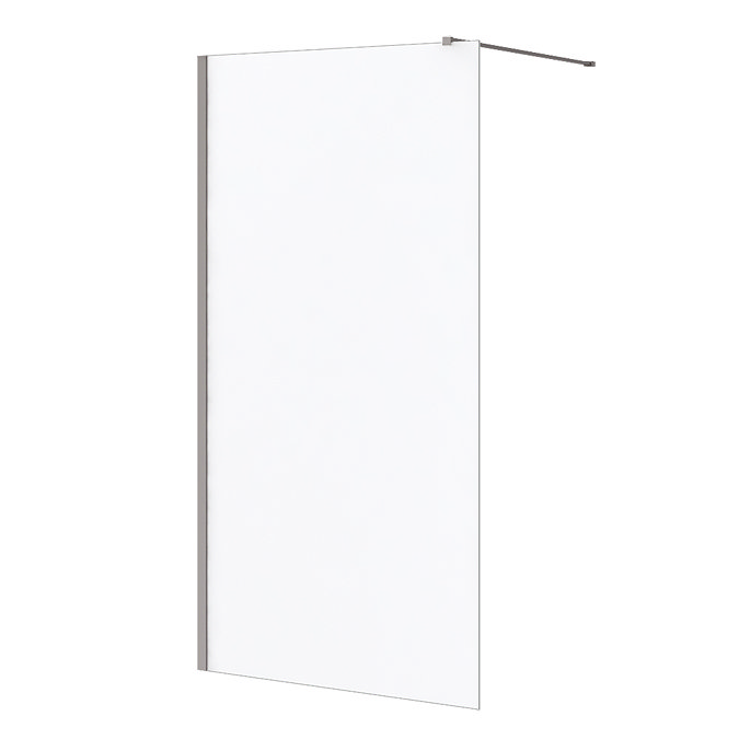 Arezzo 1950mm Gunmetal Grey Profile Wetroom Screen 1000mm