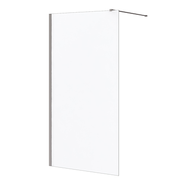 Arezzo 1950mm Gunmetal Grey Profile Wetroom Screen