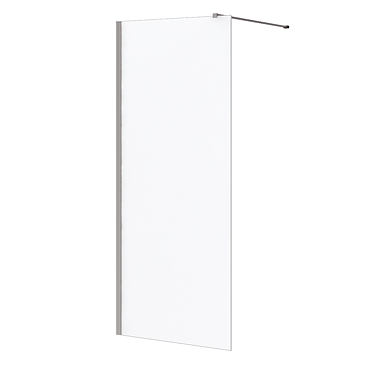 Arezzo 1950mm Gunmetal Grey Profile Wetroom Screen
