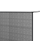 Arezzo 1950mm Matt Black Framed Mesh Glass Wetroom Screen with Square Support Arm