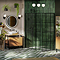 Arezzo 1950mm Matt Black Grid Wetroom Screen