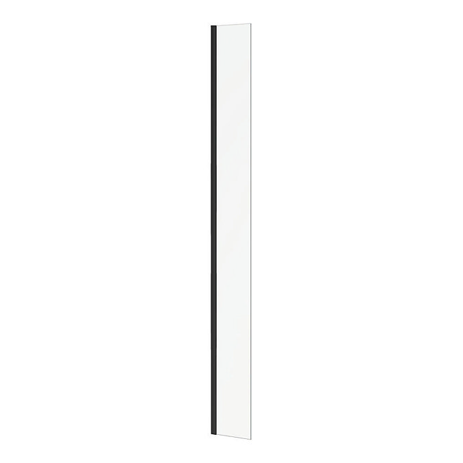 Arezzo 1950mm Matt Black Profile Wetroom Screen