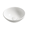 Arezzo 280mm Round Countertop Basin Matt White