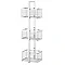 Arezzo 3-Tier Freestanding Shower Caddy Chrome