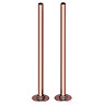 Arezzo 300mm Rose Gold 15mm Pipe Kit for Radiator Valves Large Image