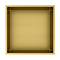 Arezzo 305 x 305 Square Shower Niche - Brushed Brass