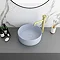 Arezzo 352mm Matt Blue Round Counter Top Basin  Feature Large Image