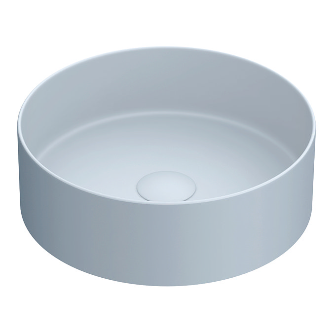 Arezzo 352mm Matt Blue Round Counter Top Basin  Profile Large Image