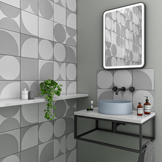 Arezzo 352mm Matt Blue Round Counter Top Basin