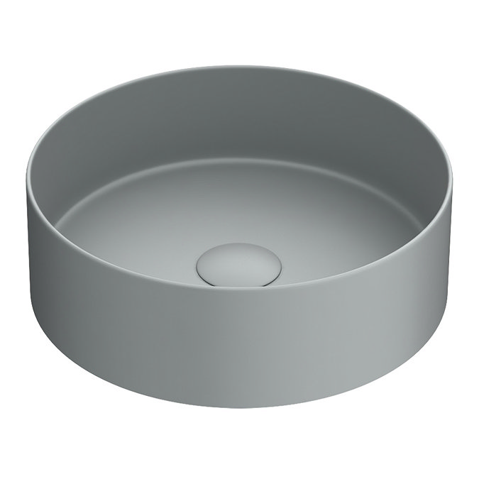 Arezzo 352mm Matt Grey Round Counter Top Basin  Profile Large Image