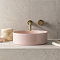 Arezzo 352mm Matt Pink Round Counter Top Basin