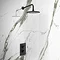 Arezzo 335mm Matt Black Round Wall Mounted Shower Arm  Profile Large Image