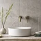 Arezzo 352mm Matt White Round Counter Top Basin