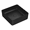 Arezzo 380 x 380mm Matt Black Square Counter Top Basin  Profile Large Image