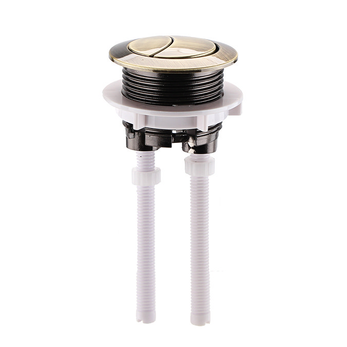 Arezzo 38mm WC Flush Button - Antique Brass