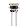 Arezzo 38mm WC Flush Button - Antique Brass